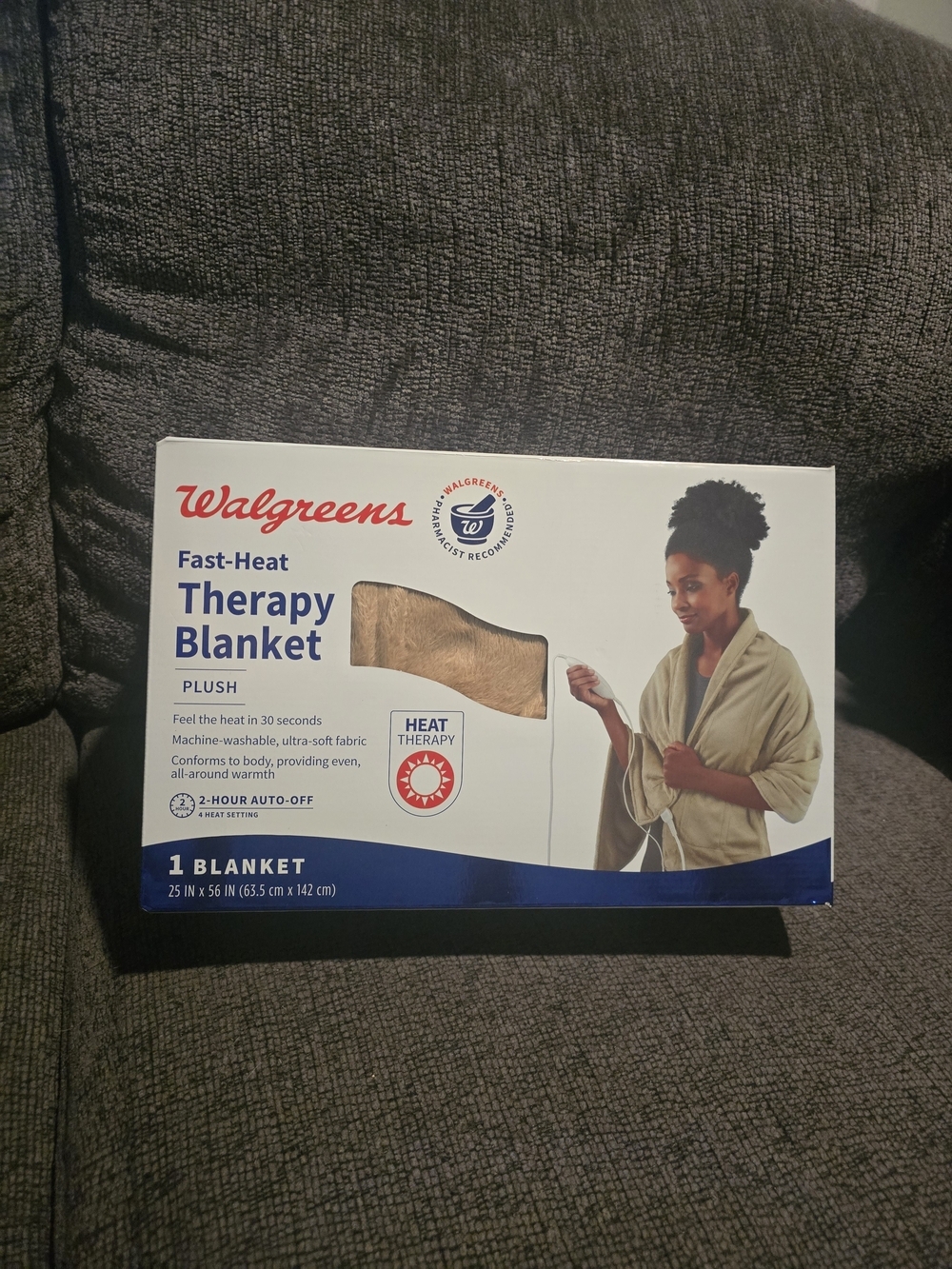 Walgreens | Plush Heat Therapy Blanket